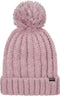 O'Neill Chunky Knit Beanie - Dames Muts - Ribgebreid met fleecevoering - Bridal Ros