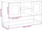 vidaXL - Tv-meubel - 100,5x39x60,5 - cm - staal - olijfgroen