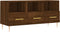 vidaXL - Tv-meubel - 102x36x50 - cm - bewerkt - hout - bruin - eikenkleur