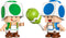 LEGO® Super Mario™ - Toads Huisfeestje - 276 onderdelen - 2 figuren (blauwe en groene Toad)