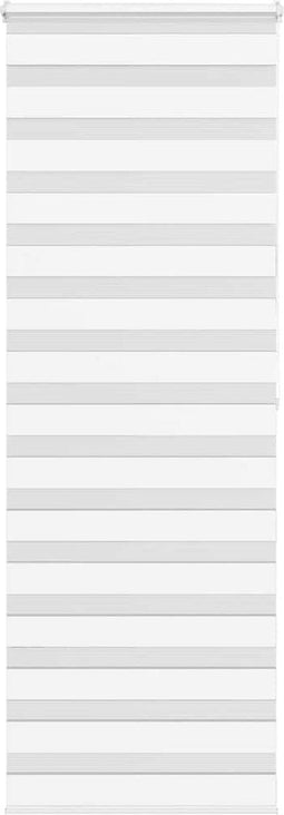 vidaXL - Zebra - rolgordijn - 90x200 - cm - stofbreedte - 85,9 - cm - polyester - wit