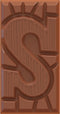 Tony's Chocolonely Chocolade Letter S - Karamel Zeezout Melkchocolade Chocoladeletter - Schoencadeautjes Sinterklaas - Sint Cadeau - 180 Gram Fairtrade Belgische Chocola