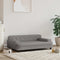 vidaXL - Hondenmand - 90x53x30 - cm - kunstleer - grijs