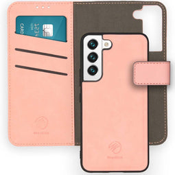 iMoshion Hoesje Geschikt voor Samsung Galaxy S22 Hoesje Met Pasjeshouder - iMoshion Uitneembare 2-in-1 Luxe Bookcase - Roze