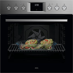AEG OO10HSM - Inbouwset Oven HE604062XB + Kookplaat OU5AE20SM - 72L A+ RVS