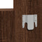 vidaXL - Wandkaptafel - Bruin - Eik - 83x40x70 - cm