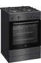 Beko FBM6202ANL - Vrijstaand Fornuis - Dual Fuel 4 Gasbranders - Anthraciet