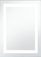 vidaXL - Badkamerspiegel - LED - met - aanraaksensor - 60x100 - cm