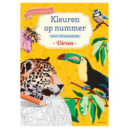 Kleuren op nummer voor volwassenen Dieren