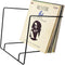 VDD LP Opbergrek - Metaal - Vinyl - 30,5 x 33,5 x 30 cm - Zwart