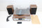 Lenco MC-160WD - HiFi Stereo Set - Platenspeler DAB+ Bluetooth 5.0 - Houtkleur