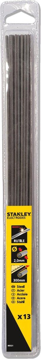 STANLEY Laslektroden Rutiel - 2mm - 300mm - 13 stuks