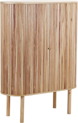 MANARA - Dressoir - Lichthout - 130 cm - Paulowniahout