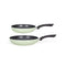 Set van 2 steenlook koekenpannen - Livoo - MEN124VE - Groen