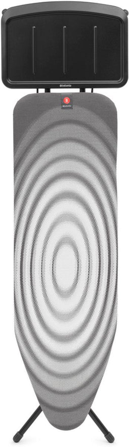 Brabantia Strijkplank B - Stoomgeneratorhouder - 124 x 38 cm - Titan Oval