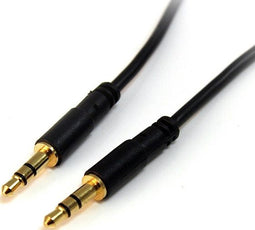 Startech.com 4.57m - Stereo M/M - 3.5mm analoog - Zwart
