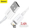 Baseus Superior - USB-A naar Lightning Kabel - 1m - Wit