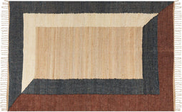 ORTAKOY - Laagpolig vloerkleed - Meerkleurig - 200 x 300 cm - Jute