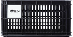 Basil MIK S - Fietskrat 17,5L - Gerecycled kunststof - Zwart