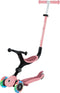Globber Go up Active Lights - Meegroeistep - lichtgevende wielen - pastel roze