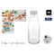 Glazen fles La Mediterránea Glas 2 L (6 Stuks)