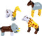 Klein Toys Early Steps magnetische dierenpuzzel - 4 dieren - 16-delig - polybag verpakking - multicolor