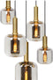 Lucide JOANET - Hanglamp - Ø 66 cm - 5xE27 - Dimbaar - Fumé