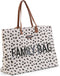 Childhome Family Bag - Luiertas - Leopard - 55x18x40 - Extra Tasje