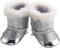 Heless Poppenschoenen Laarzen 38-45 Cm Meisjes Polyester Zilver