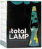 i-Total Lavalamp - Lava Lamp - Sfeerlamp - 40x11 cm - Glas/Aluminium - 30W - Blauwe Kaart - XL1778