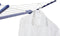 Leifheit Pegasus 200 Solid - Droogrek 20 m - Inclusief 5 hangers en 4 houders - Wit/Blauw