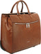 Gigi Fratelli Dames Leren Laptop Trolley 15 inch Romance Business ROM8012 Brandy