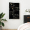 vidaXL - Sieradenkast - met - spiegel - wandgemonteerd - 30x8,5x90 - cm - zwart