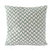 Sierkussen decoratie kussen Chess 45 x 45 cm groen wit