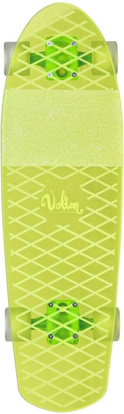 Volten Longboard Neon Clear Yellow 68,5 Cm Acryl Geel