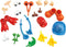Colorations Creatieve Wezens Klei Accessoires, 130dlg.