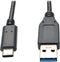 Tripp-Lite U428-003-G2 - USB 3.1 Gen 2 Kabel - USB-C naar USB-A - Zwart - 183 cm