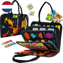 MontiPlay® Montessori Speelgoed - Sensorisch Speelgoed - Activiteitenbord - Busy Board - Montessori