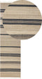 TALPUR - Vloerkleed - Beige/Grijs - 80 x 300 cm - Jute