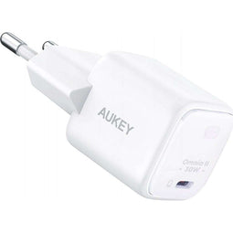 Oplader Aukey PA-B1L WH Wit 30 W (1 Stuks)