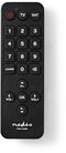 Nedis TVRC21SNBK - TV-afstandsbediening - XL-knoppen - Zwart