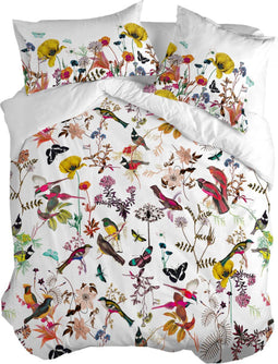 Noorse hoes HappyFriday Birds of paradise Multicolour 240 x 220 cm