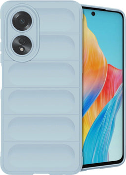 imoshion Hoesje - Geschikt voor Oppo A58 - EasyGrip Backcover - Lichtblauw