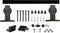 Intersteel Basic Top - Schuifdeursysteem - 2 stalen rails 100 cm - Mat zwart