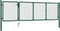 vidaXL - Poort - 350x100 - cm - staal - groen