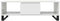 vidaXL - Salontafel - 104x60x35 - cm - bewerkt - hout - hoogglans - wit