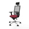 Bureaustoel met hoofdsteun Piqueras y Crespo 2D086N1 Kastanjebruin
