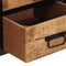 vidaXL - Hoge - kast - 100x35x75 - cm - massief - ruw - mangohout