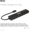 Club 3D CSV-1596 - 6-in-1 USB Gen1 Type-C Hub - 1x Ethernet 1Gbps 1x HDMI 2x USB 2.0 type-A 2x USB 3.2 type-C - Zwart