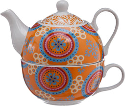 Cosy & Trendy Theepot Met Kopje - Ø 11 cm x 14 cm - 38 cl-30 cl